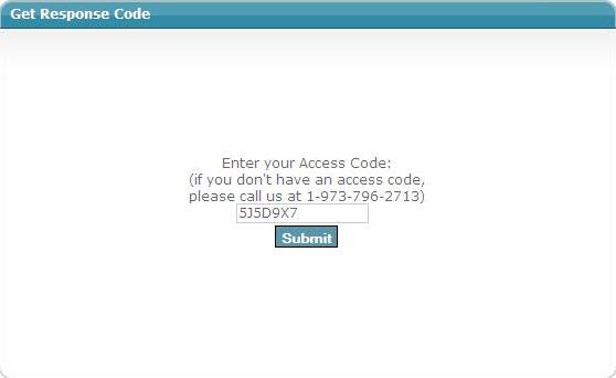 Enter your access code